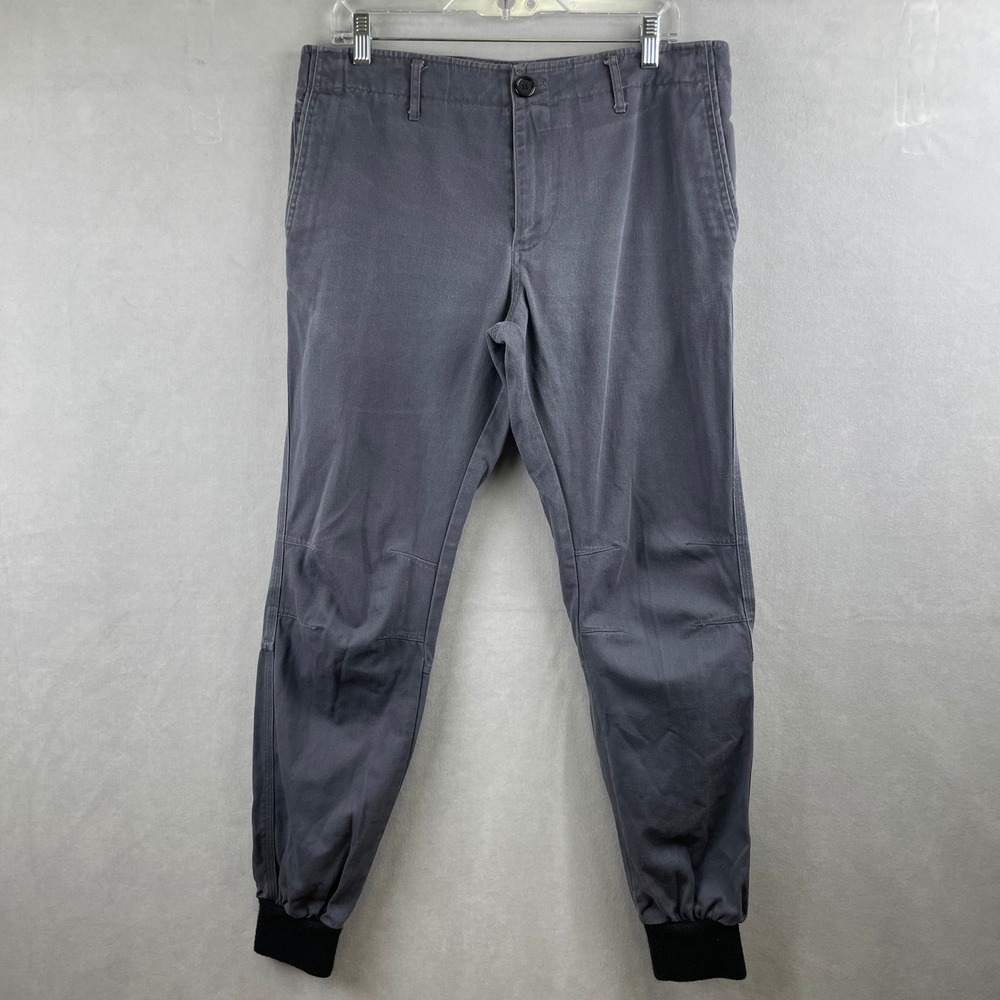 Kith Mercer Pants Joggers OG Size 32 Grey Cotton Cuffs Mens Ronnie Fieg USA Made